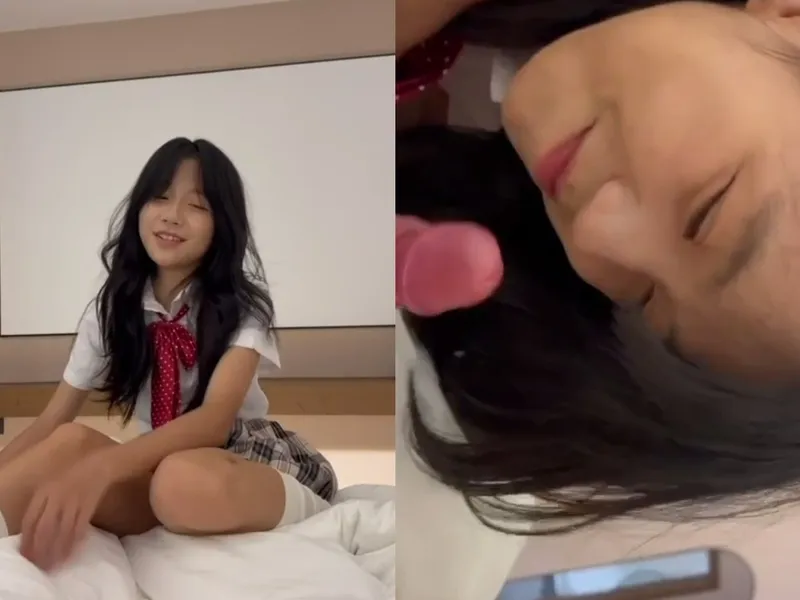 Em loli dễ thương liếm chim biến em thành con em đĩ nứng p1
